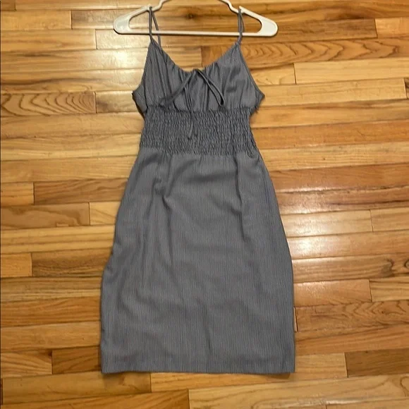 Rouje Paris blue Gingham Cassandre smocked dress size 40 - Picture 2 of 9